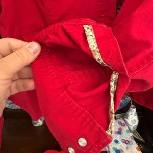 Women's Red Utility Jacket